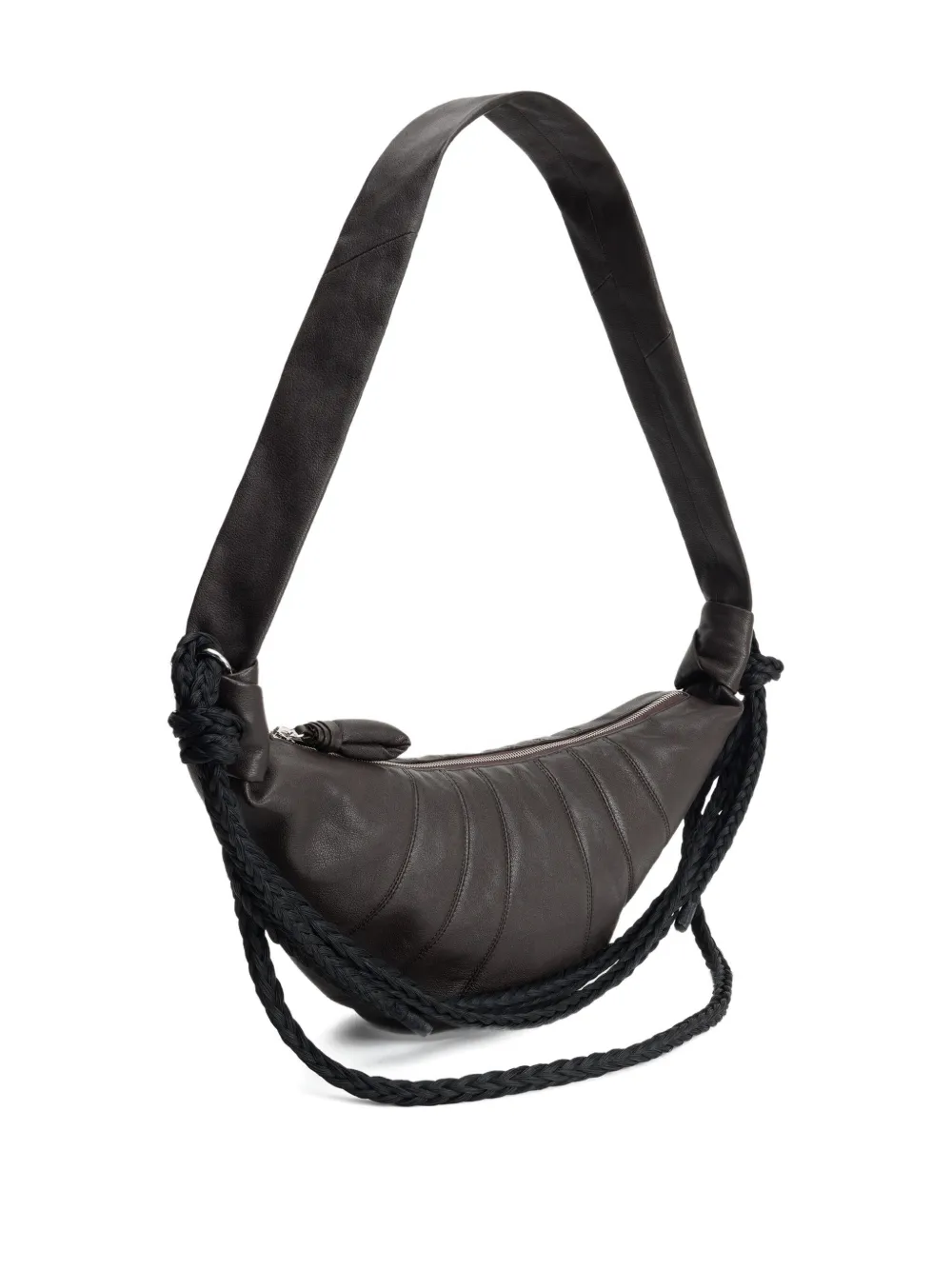 Lemaire Medium Croissant Shoulder Bag In Brown