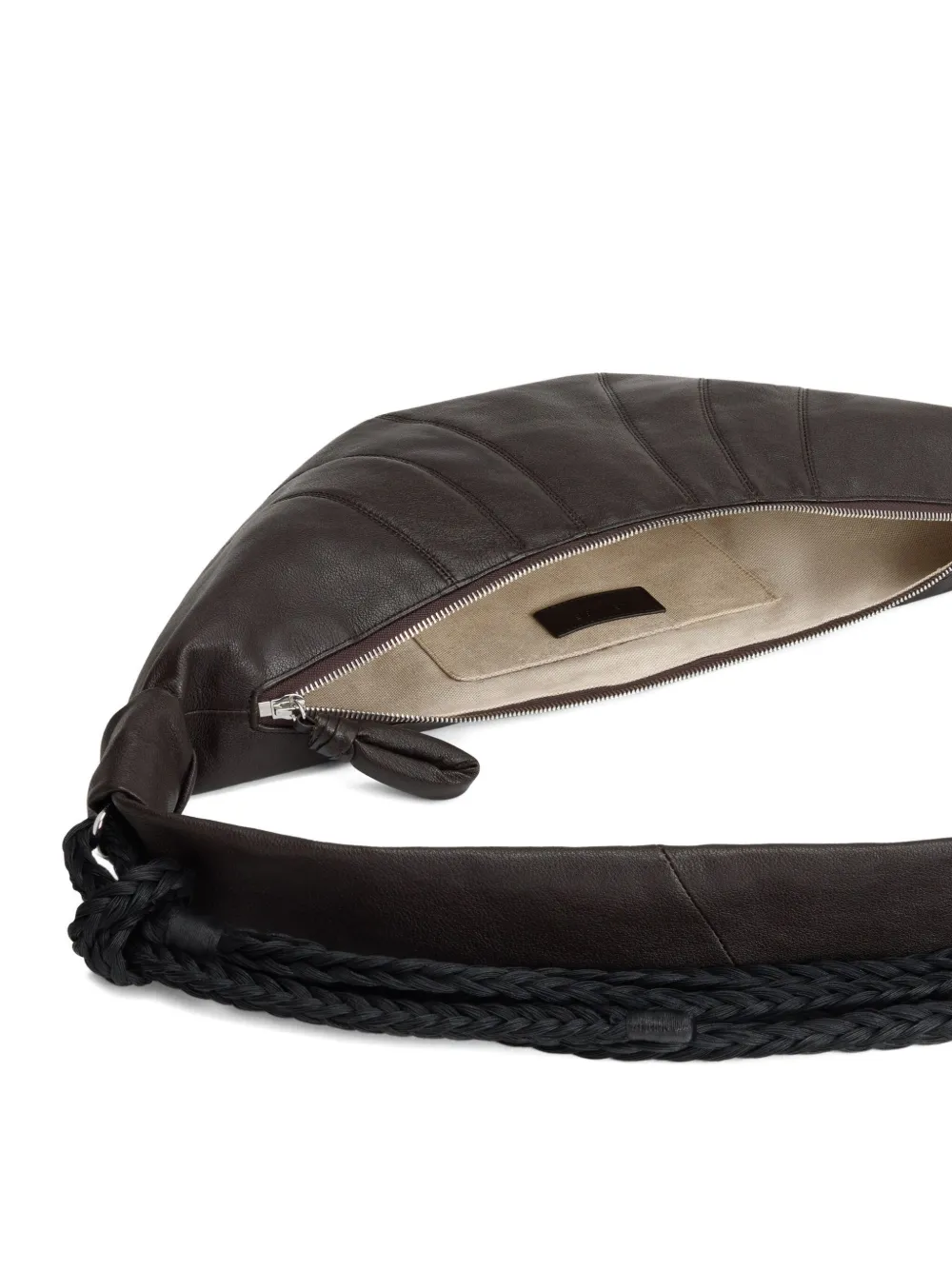 Lemaire Medium Croissant Shoulder Bag In Brown