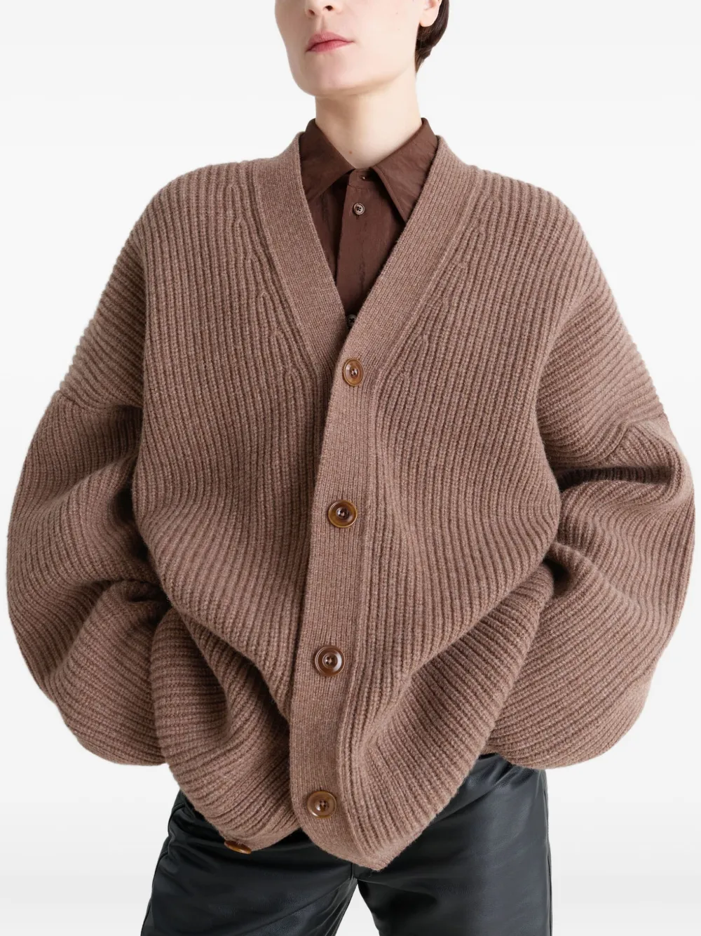 LEMAIRE Vest met V-hals Beige