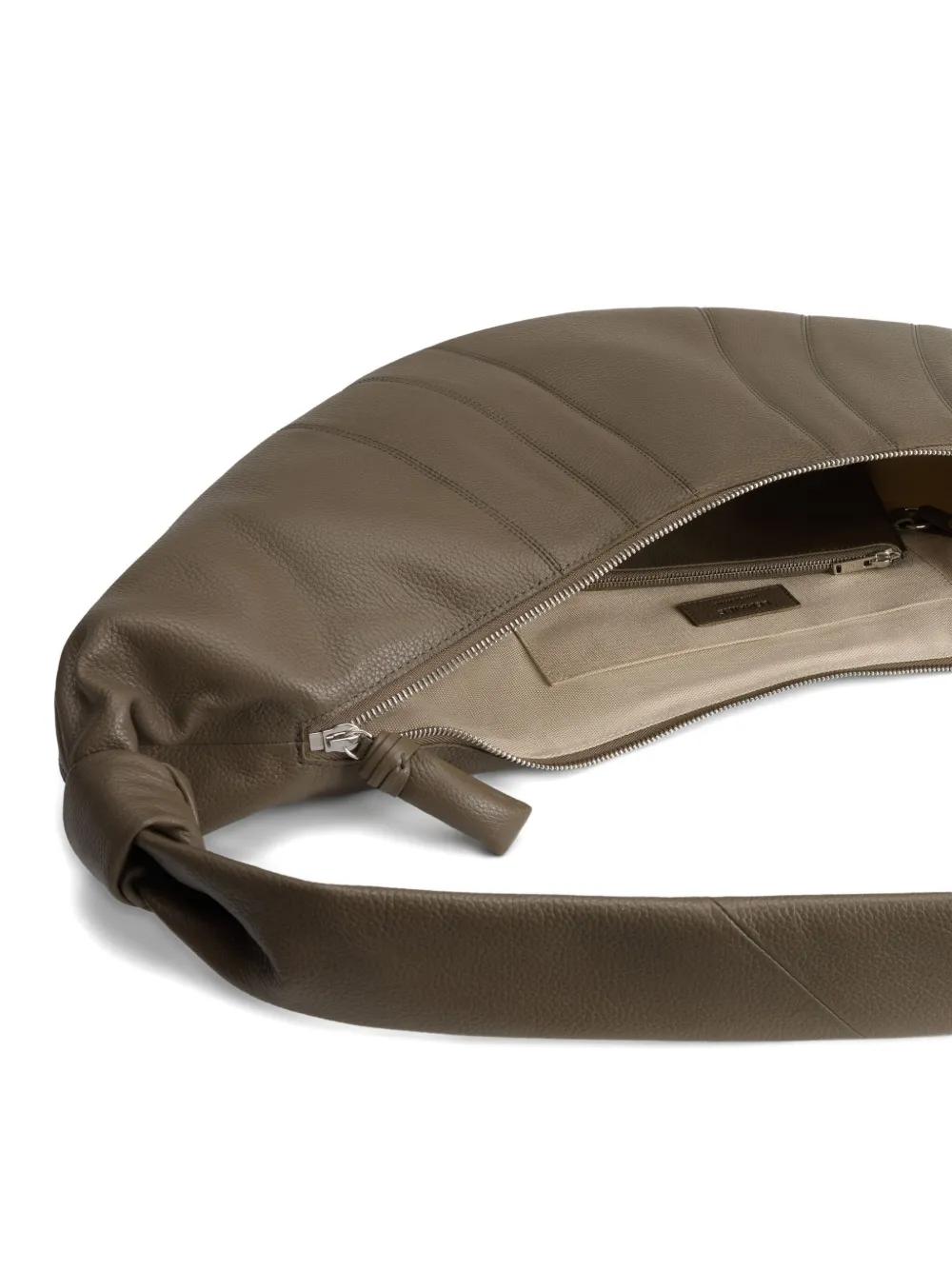 LEMAIRE Croissant grote schoudertas Beige