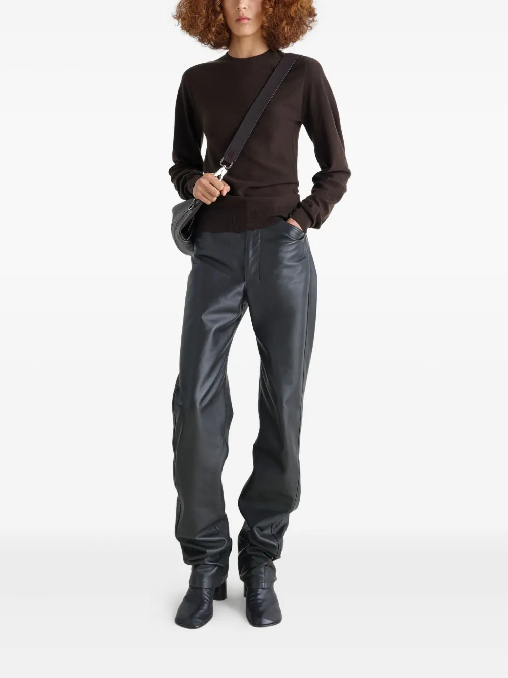 LEMAIRE crew-neck wool sweater | Knitted Sweaters | Image 2