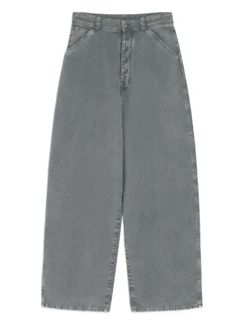 LEMAIRE snow-wash tapered trousers