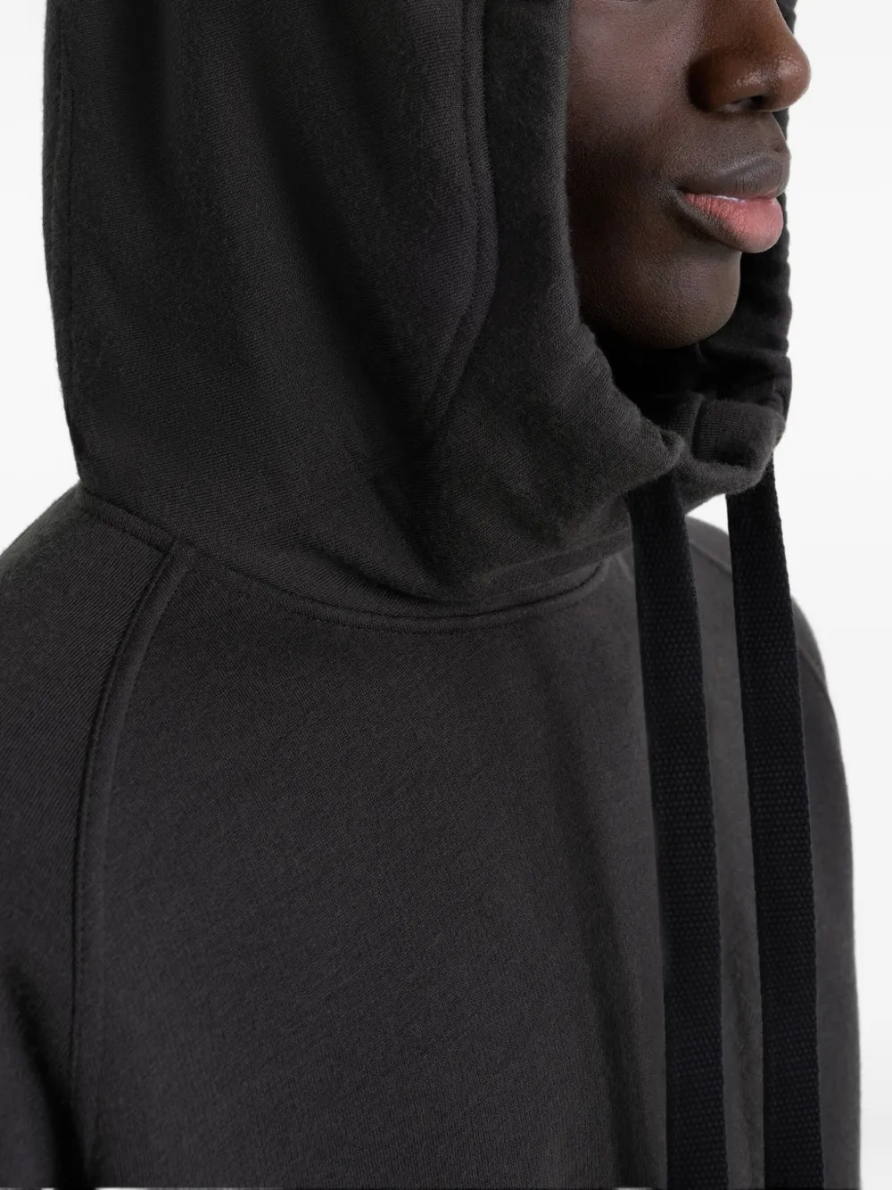 Lemaire Raglan-sleeve Hoodie In Gray