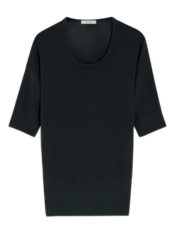 LEMAIRE リブ トップ | ブラック | FARFETCH JP