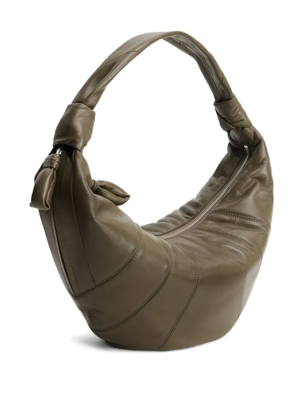 LEMAIRE Fortune Croissant shoulder bag Groen
