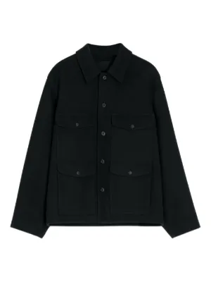 LEMAIRE Boxy Denim Jacket | Black | FARFETCH IN