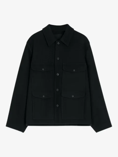 LEMAIRE patch-pocket buttoned shirt jacket
