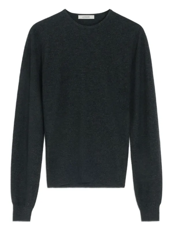 Lemaire Crew-neck Wool Top in Blue