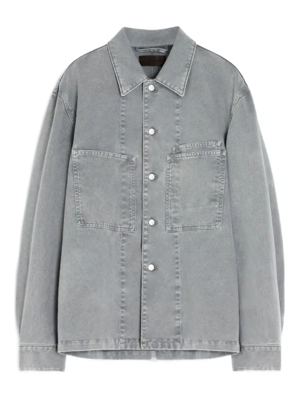 ジャケット・アウター LEMAIRE 21aw Denim overshirts LEMAIRE ルメール 21AW DENIM OVERSHIRT BLACK デニムシャツ