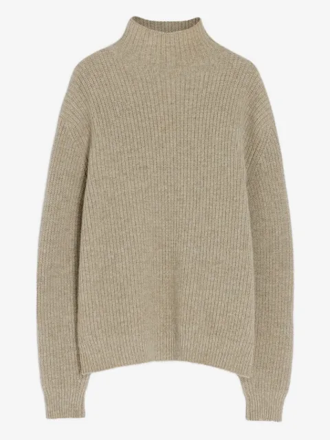 LEMAIRE high-neck ribbed sweater