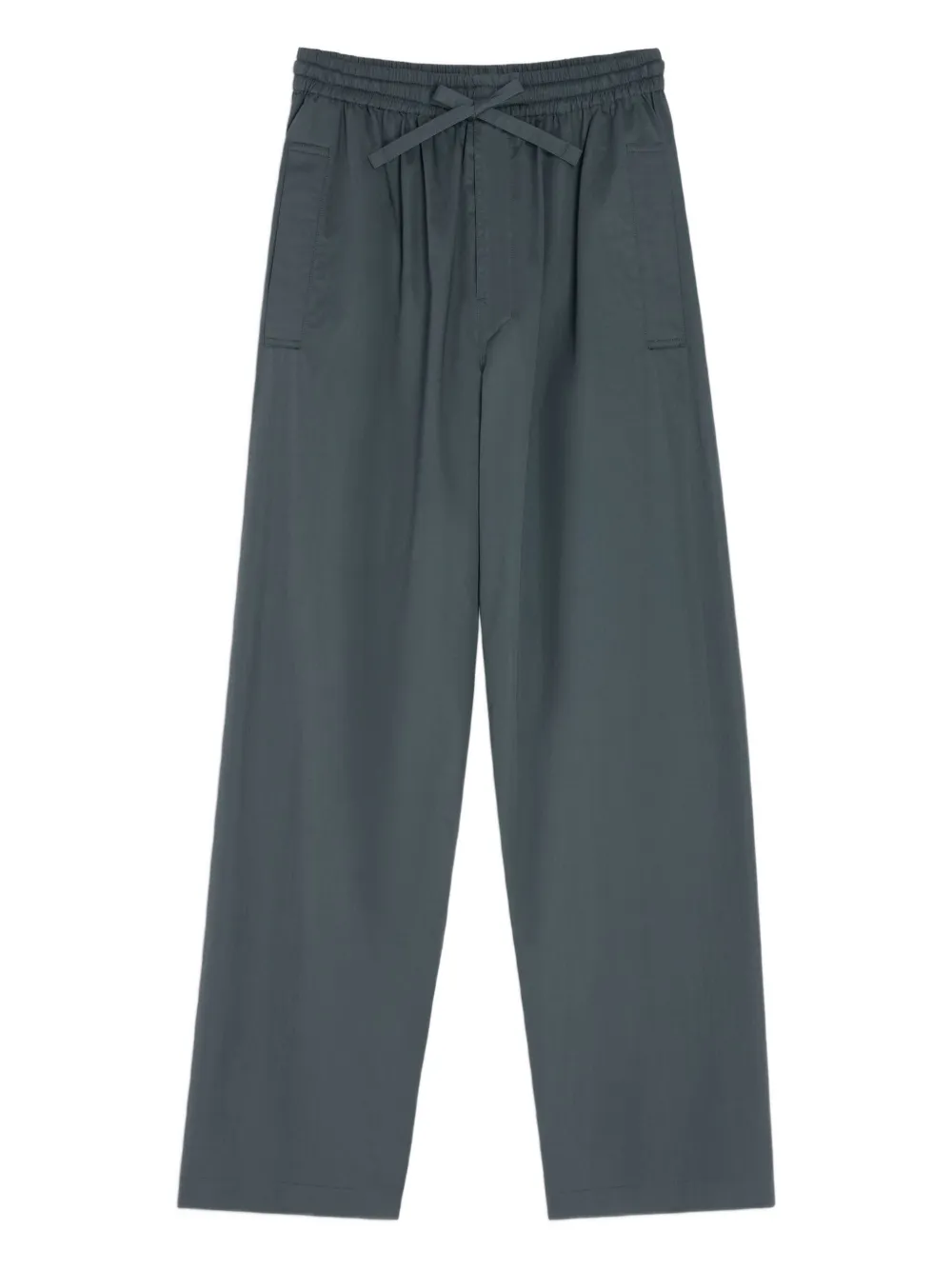 Pyjama elasticated-waist cotton trousers