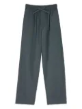 LEMAIRE Pyjama elasticated-waist cotton trousers - Grey