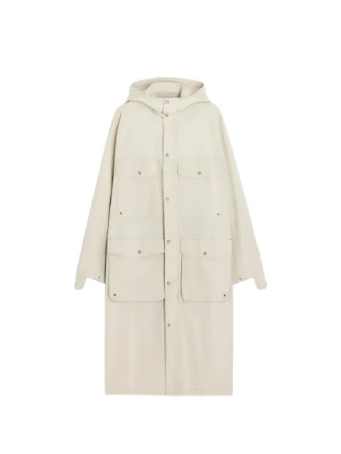LEMAIRE Utility hand-flap snap-fastening raincoat
