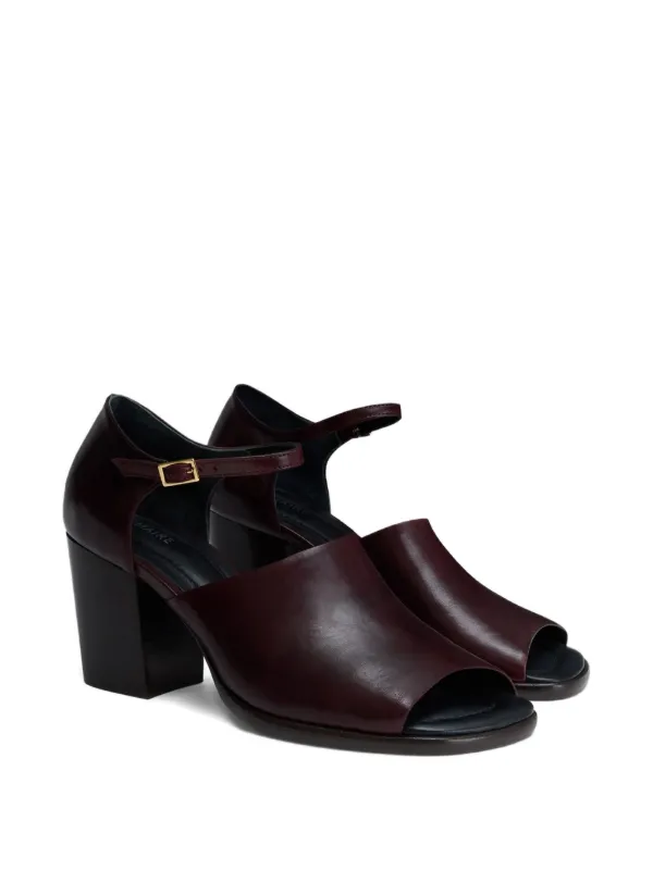 靴 bbblllaaahhh Y-TYPE SANDALS Brown25.5cm Amazon.com | Joseywade Women Cap Toe Slingback Low Block