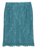 Blumarine lace pencil skirt - Blue