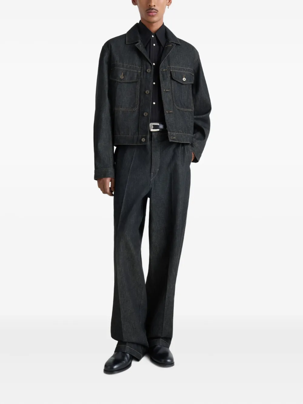 LEMAIRE patch-pocket denim jacket | Denim Jackets | Image 2