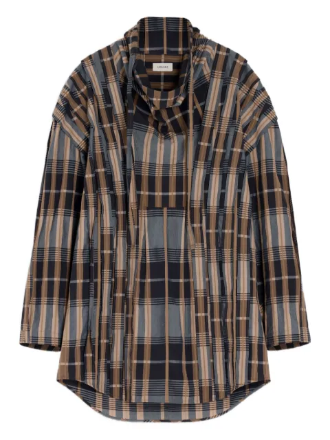 LEMAIRE topstitched striped blouse