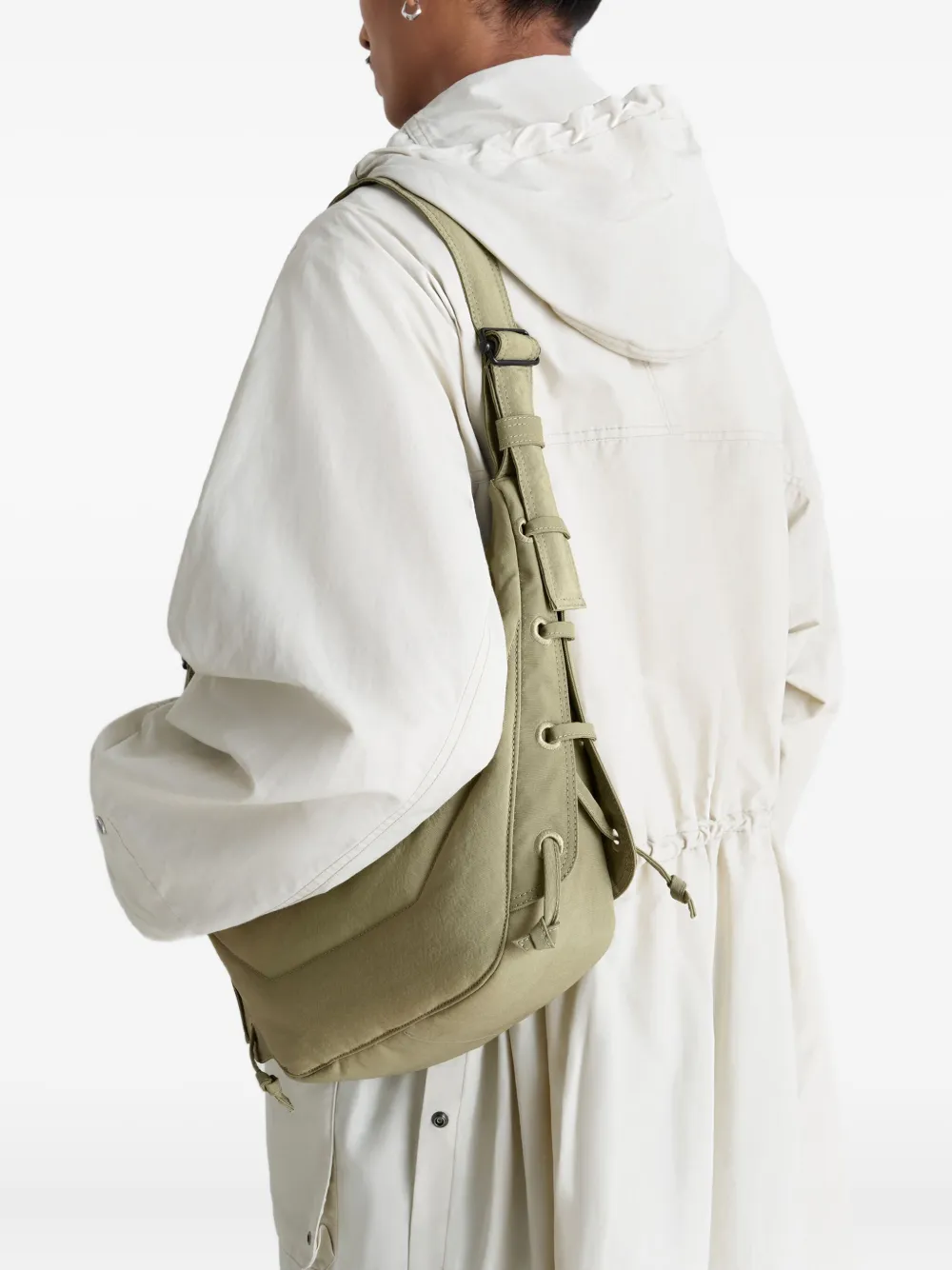 LEMAIRE small Soft Game quilted shoulder bag Groen