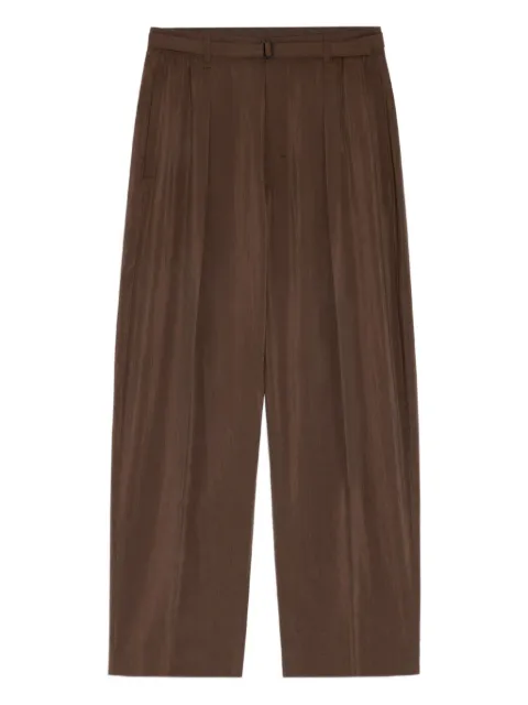 LEMAIRE pleated belted trousers
