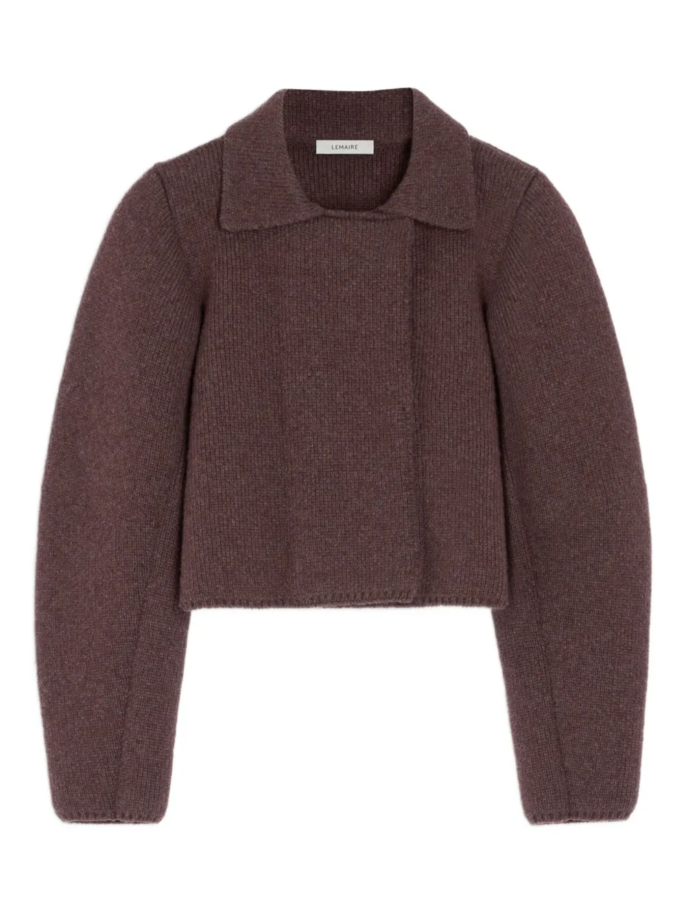 LEMAIRE felted double-breasted blouson | Brown | Image 1