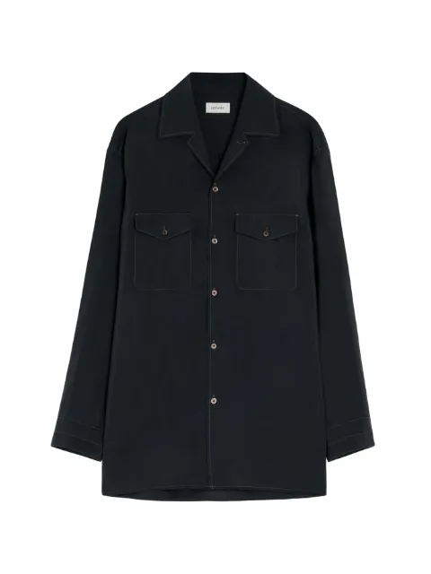 LEMAIRE camisa con solapa de muesca
