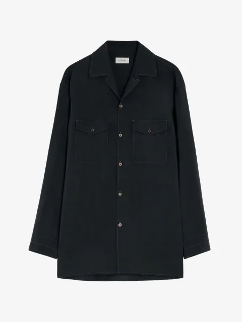 LEMAIRE notched-collar shirt