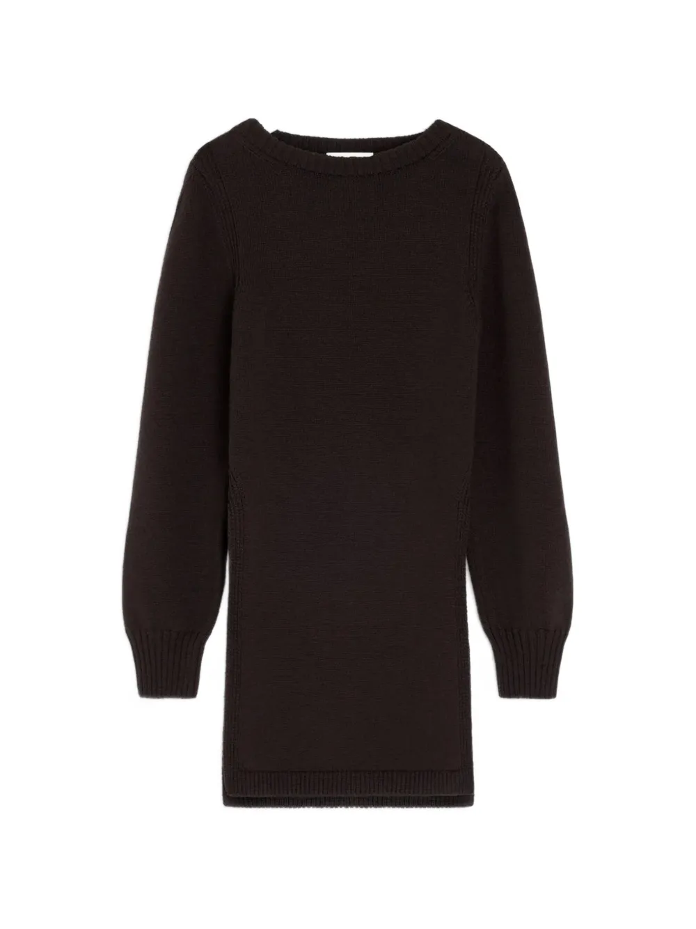 LEMAIRE side-slit crew-neck sweater - Braun