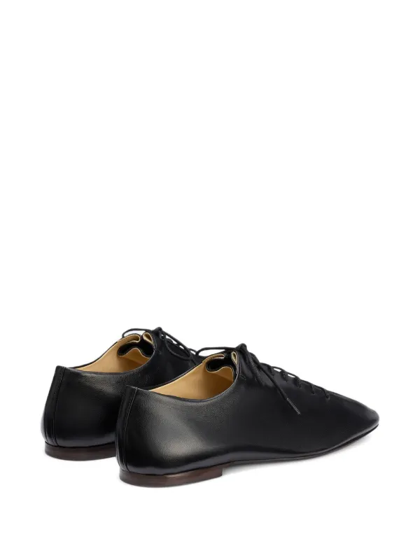 靴 wrinkles leather lace up derby shoes 695243s.jpg