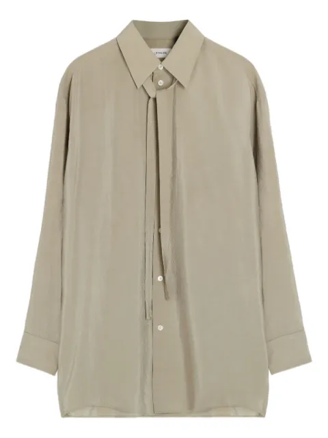 LEMAIRE tied-neck buttoned shirt