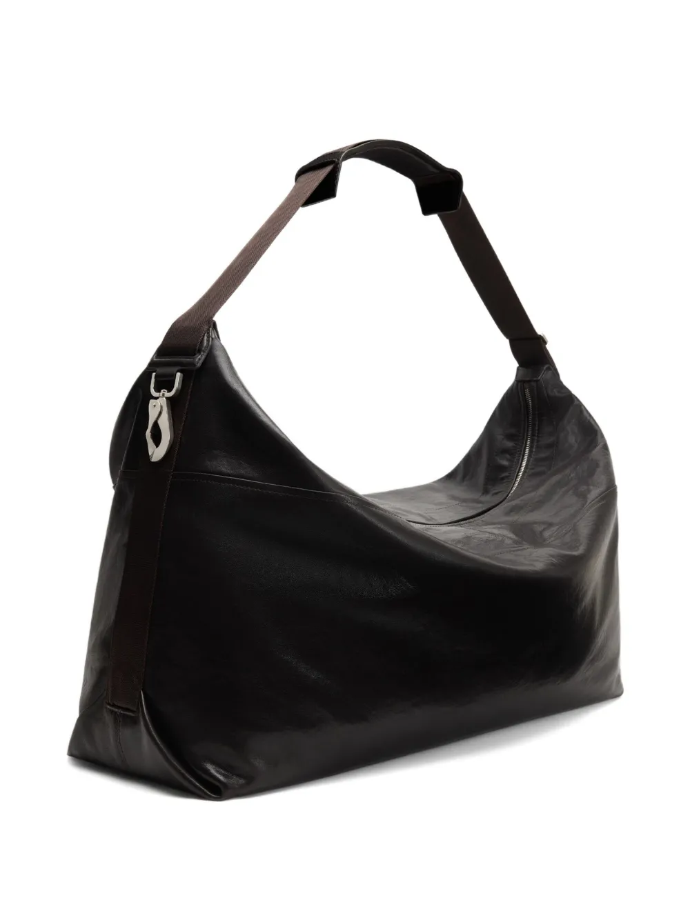 LEMAIRE Berlingot leren reistas Bruin