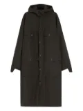 LEMAIRE snap-fastening raincoat - Brown
