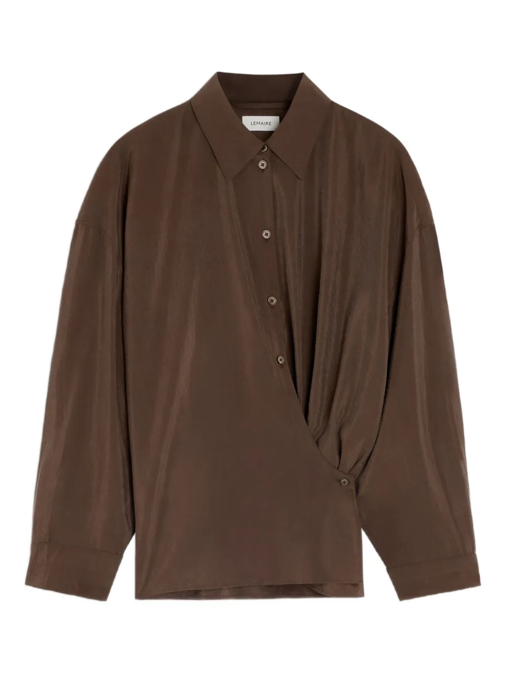 twisted collared shirt