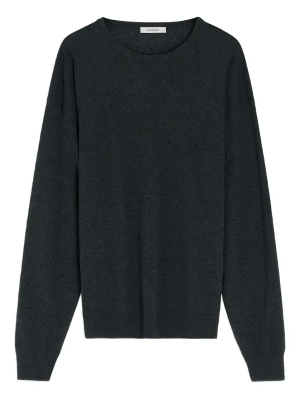 LEMAIRE クルーネック セーター | ブラック | FARFETCH JP
