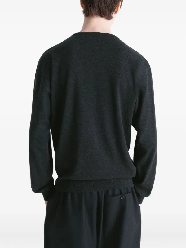 LEMAIRE クルーネック セーター | ブラック | FARFETCH JP