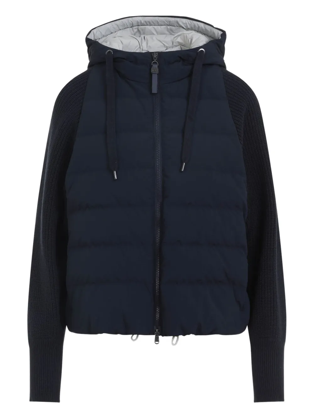 Brunello Cucinelli padded hooded jacket | Blue | Image 1