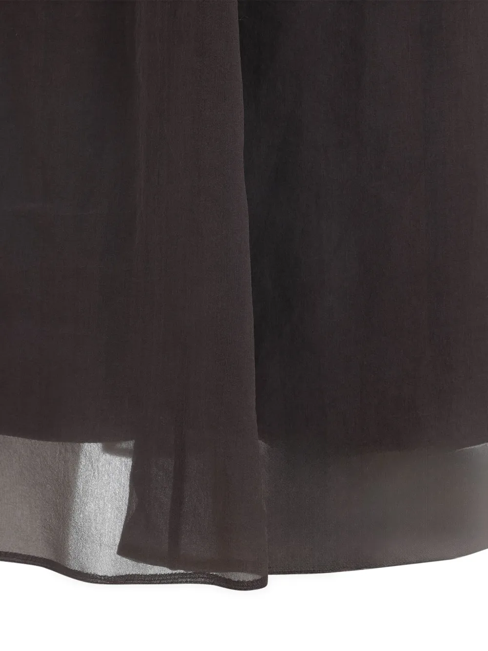 Shop Brunello Cucinelli Sheer A-line Skirt