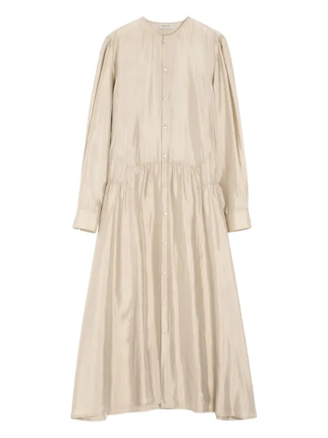 LEMAIRE gathered buttoned maxi dress