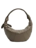 LEMAIRE Fortune Croissant knotted panelled shoulder bag - Green
