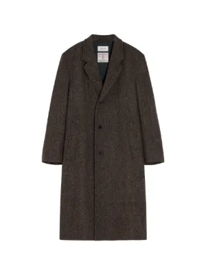 A.P.C. チェック コート | ブラウン | FARFETCH JP