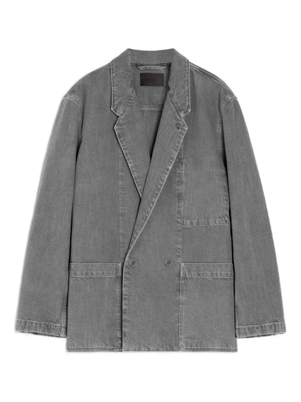 LEMAIRE Blazer met dubbele rij knopen en zak Grijs