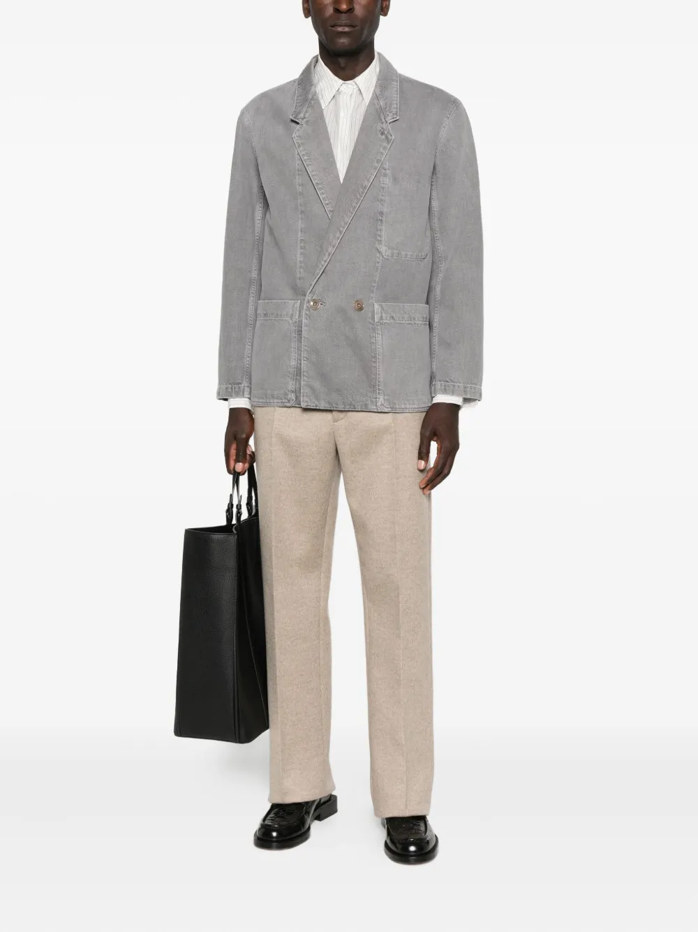 LEMAIRE double-breasted patch-pocket blazer | Blazers | Image 2