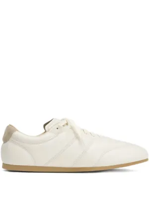 Miu Miu Leather Sneakers | Branco | FARFETCH BR