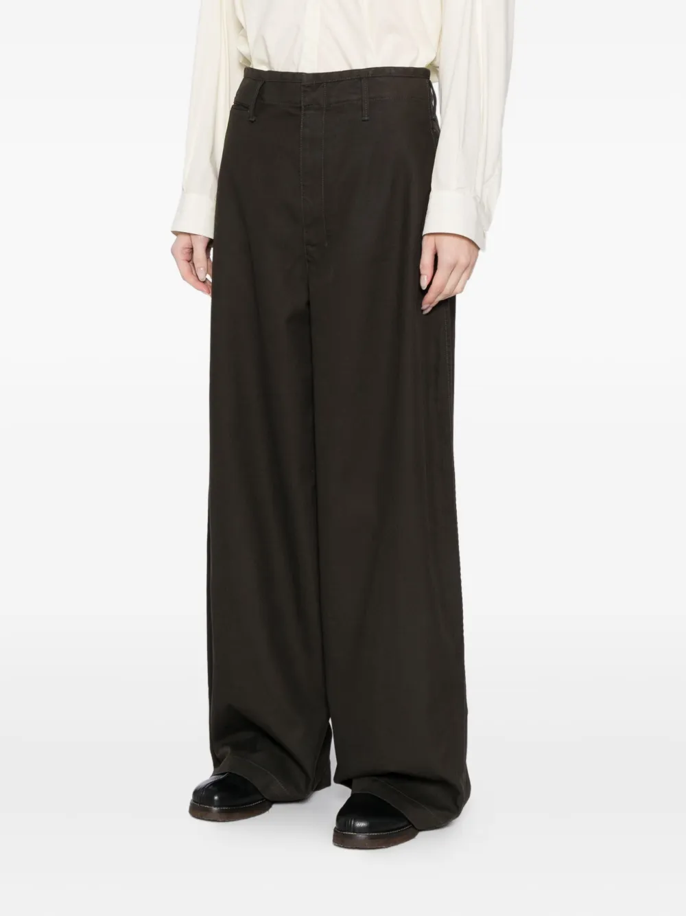 LEMAIRE Broek met zak Bruin