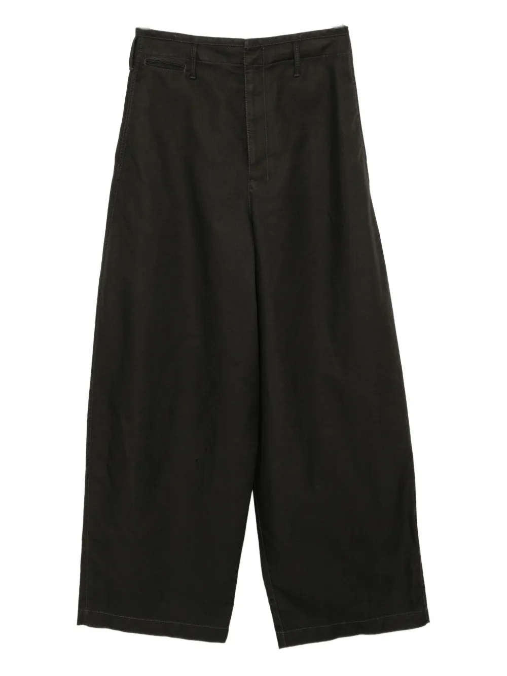 LEMAIRE piped-pocket trousers | Brown | Image 1