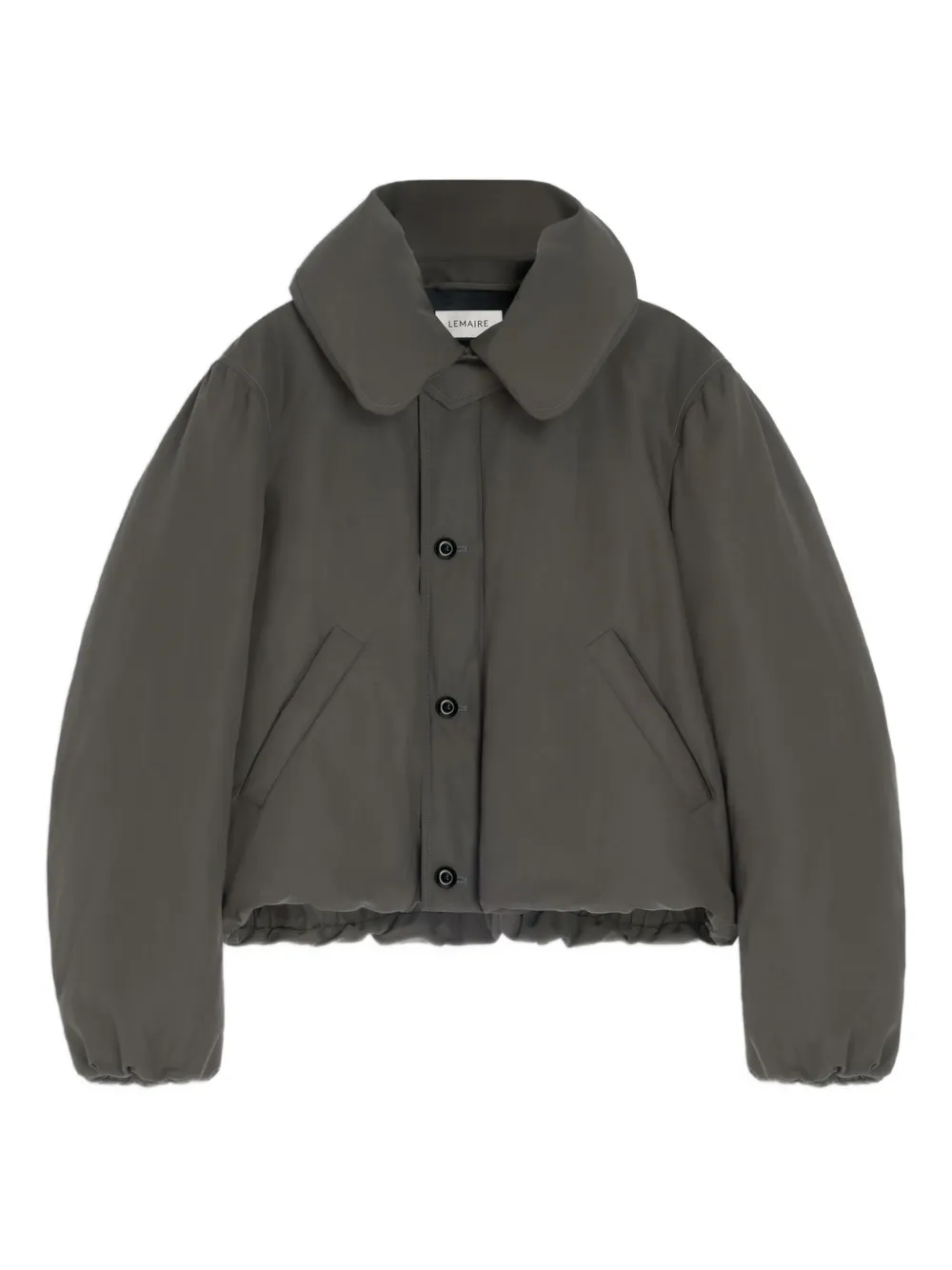 bubble-collar puffer jacket