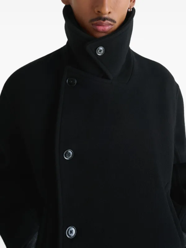 LEMAIRE ピーコート | ブラック | FARFETCH JP