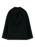 LEMAIRE double-breasted peacoat - Black