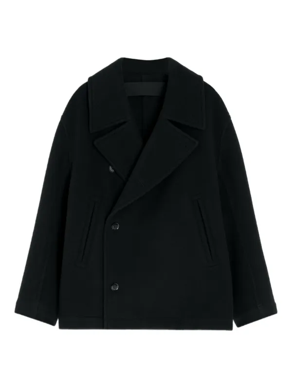 Lemaire maxi pea coat ピーコート Lemaire maxi pea coat ピーコート Lemaire: Coal Maxi Pea Coat