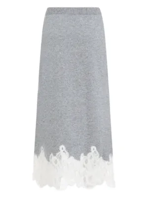 スカート FABIANA FILIPPI Embroidery skirt Fabiana Filippi Tulle Midi Skirt | Yellow | FARFETCH