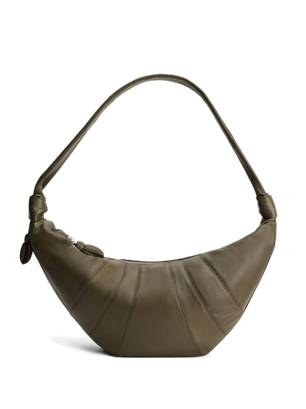 LEMAIRE large Croissant panelled shoulder bag Groen
